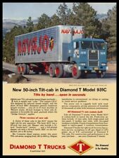1959 Diamond T Model 931C Truck Navajo Trucking NEW METAL SIGN: 9x12