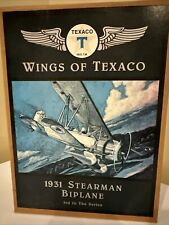 wings of texaco 1931 stearman biplane 3rd In Series NIB Rare picture