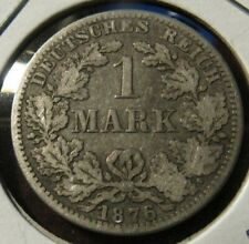 1876-A German 1 Mark Silver Coin -  Berlin, Germany - .161 Oz. picture