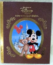 The Story of Disney Bear A Day at the Magic Kingdom Hardcover Book RARE HTF NEW picture