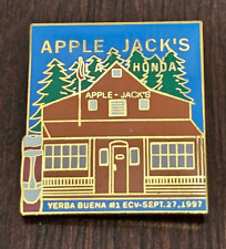 Vintage E Clampsus Vitus (ECV) Apple Jack's Bar pin Yerba Buena #1 picture