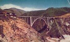 Vintage Postcard 1910's Bixby Creek Bridge Carmel on Breathtakingly Highway Cal. picture