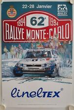 62nd RALLY MONTE CARLO 1994 Pierre BERENGUIER Motor Racing Poster picture