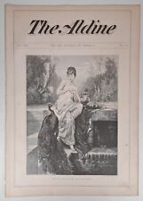 1876 Victorian Art Engraving, Helen at The Fountain. - Albert Maignan Cover Art picture