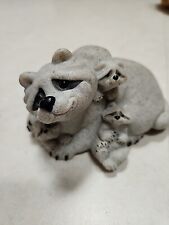 Vintage 2002 Quarry Critters Stone Rascally Raccoons 45607 picture