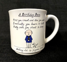 Recycled Paper Products Birthday Poem Coffee Mug Cup 