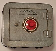 VINTAGE 1960s Toy Safe DIEBOLD Chicago Lake State Bank Minneapolis  picture