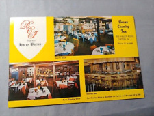 1950s Burns Country Inn Clifton NJ Giant Post Card Postcard RPPC 9x6