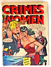 Crimes By Women (1949) #6g+; Classic Girl Fight, Acid-in-face picture