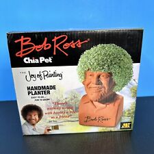 Chia Pet Bob Ross Easy to Do Decorative Pottery Planter NEW picture