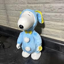 Gemmy Singing Hopping Snoopy Peanuts Easter Beagle- Working picture