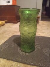 Vintage EO Brody Co Crinkle Texture Floral Vase Green picture