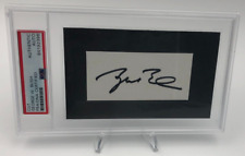 President GEORGE W. BUSH PSA AUTO Signed Card PSA/DNA AUTHENTIC CUT AUTOGRAPH picture