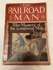 Railroad Man's Magazine February 1916 Vol. 29 No 2 Mystery of the Listening Man  picture