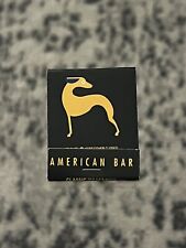 Rare American Bar NYC Matchbook (1) picture
