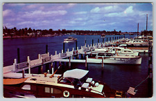 c1960s Bahia-Mar Yacht Basin Fort Lauderdale Florida Vintage Postcard picture