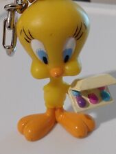 Tweety Bird Colored Easter Eggs Warner Bros Character Keychain Novelty picture