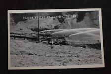 RPPC Placer Mining at Idaho City 1937 Postcard picture