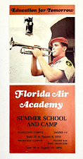 1975 Florida Air Force Academy Melbourne FL Vintage Brochure Summer School Camp picture