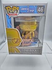 Funko Pop WWE: The Rock #46 Smack Down Live [Gold] 20th Anniversary picture
