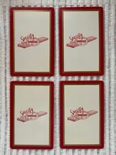 4 Vintage Playing Cards ~ Specify Lumber ~ Pine Bluff Arkansas Oak Flooring Co picture