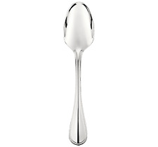 CHRISTOFLE PERLES 2 STAINLESS SET OF 6 TABLE SPOONS #2405002 BRAND NIB SAVE$ F/S picture