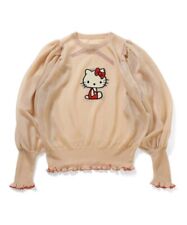 HELLO KITTY x BEAMS COUTURE collaboration transparent sweater free size unused picture