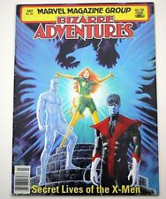 BIZARRE ADVENTURES Marvel Magazine No 25 X-Men 1981 Graphic Novel Scarce NICE picture