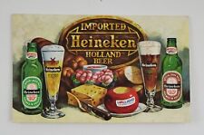 1980s Heineken Beer Tent Table Topper Holland Imported Vintage Breweriana picture