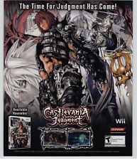 2008 Castlevania Judgement Nintendo Wii Print Ad/Poster Official Game Promo Art picture