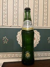 Full 10 Oz. Fresca Green Soda Bottle, Made By Coca Cola picture