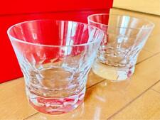Baccarat Biba 2013 Year Tumbler Set of 2 Pair Glass Glassware Tableware w/Box picture