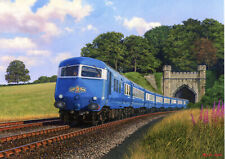 BR Blue Midland Pullman Birmingham Bristol not Triang or Hornby Greeting card picture