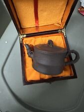 Chinese Yixing Zisha Clay Handmade Teapot. NEW.  Purchased In China.  With Box picture