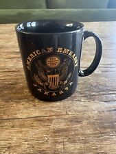 Vintage American Embassy Jakarta Indonesia Collectible Mug Black 10 oz picture