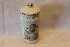 Vintage MJ Hummel Thyme Spice Jar 1987 picture