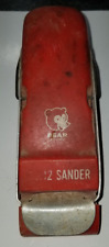 Vintage Behr Manning Bear Brand No. 12 Sander - Orange - Vintage Tools picture