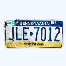 2017 United States Pennsylvania visitPA Passenger License Plate JLE 7012 picture