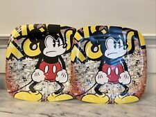 Zak Designs Disney Mickey Mouse Pop Art Square Plates Melamine 11
