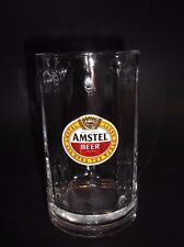 Greece AMSTEL Beer Lager Heavy Handled Collectible Glass Mug 250ml small logo N2 picture
