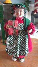 Vintage MRS CLAUS 16” Stuffed Holiday Figure ~ Holiday Creations Christmas decor picture