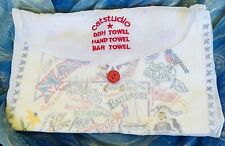 NEW Dish Towel MARYLAND State CATSTUDIO 100% COTTON HAND EMBROIDERED picture