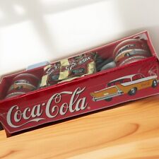 Coca Cola Classic Car Mug Set of 2 1957 Route Salesman's Car Sealed Box 2002  picture