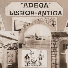 1960s RPPC ADEGA Wine House Restaurant Lisboa Antiga Sao Paulo Brazil Postcard picture