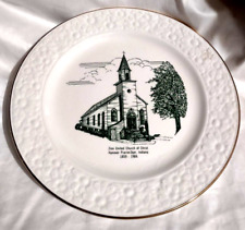 Zion United Church of Christ Dyer IN Porcelain PLATE 10.5