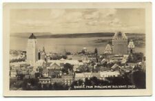 Quebec From Parliament Buildings RPPC Postcard Canada picture