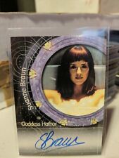 Stargate SG-1 Season 4 Suanne Braun A10 Autograph Card as Goddess Hathor 2002  picture