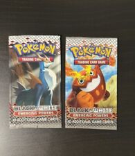 Pokemon 2x Empty Black And White Emerging Powers Booster Packs picture