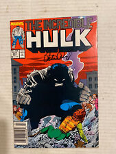 Marvel Incredible Hulk #333 1987 Todd McFarlane / Peter David Signed : Newsstand picture