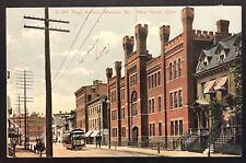 Antique Postcard 2nd Regt Armory Meadow Str New Haven Conn picture